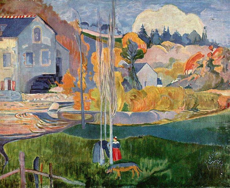 Paul Gauguin Watermill in Pont Aven